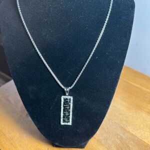 2 piece matching necklace and earring set.